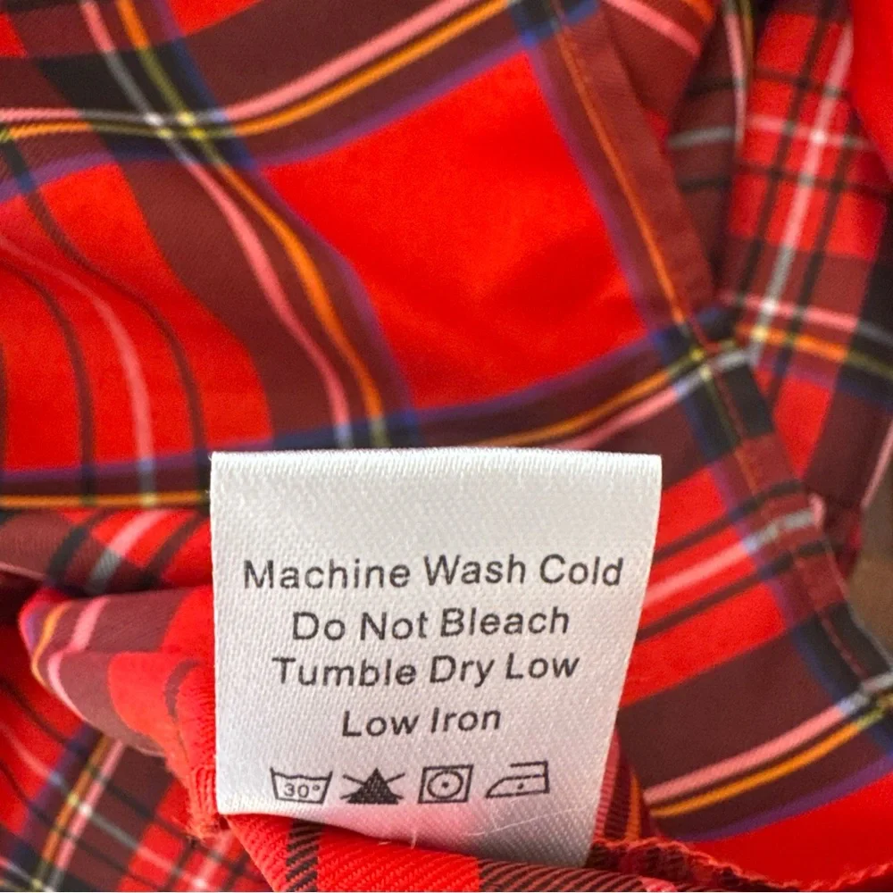 Tuckernuck Red Plaid Tunic Top‎ - Picture 10 of 10
